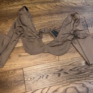 White Fox Cropped top